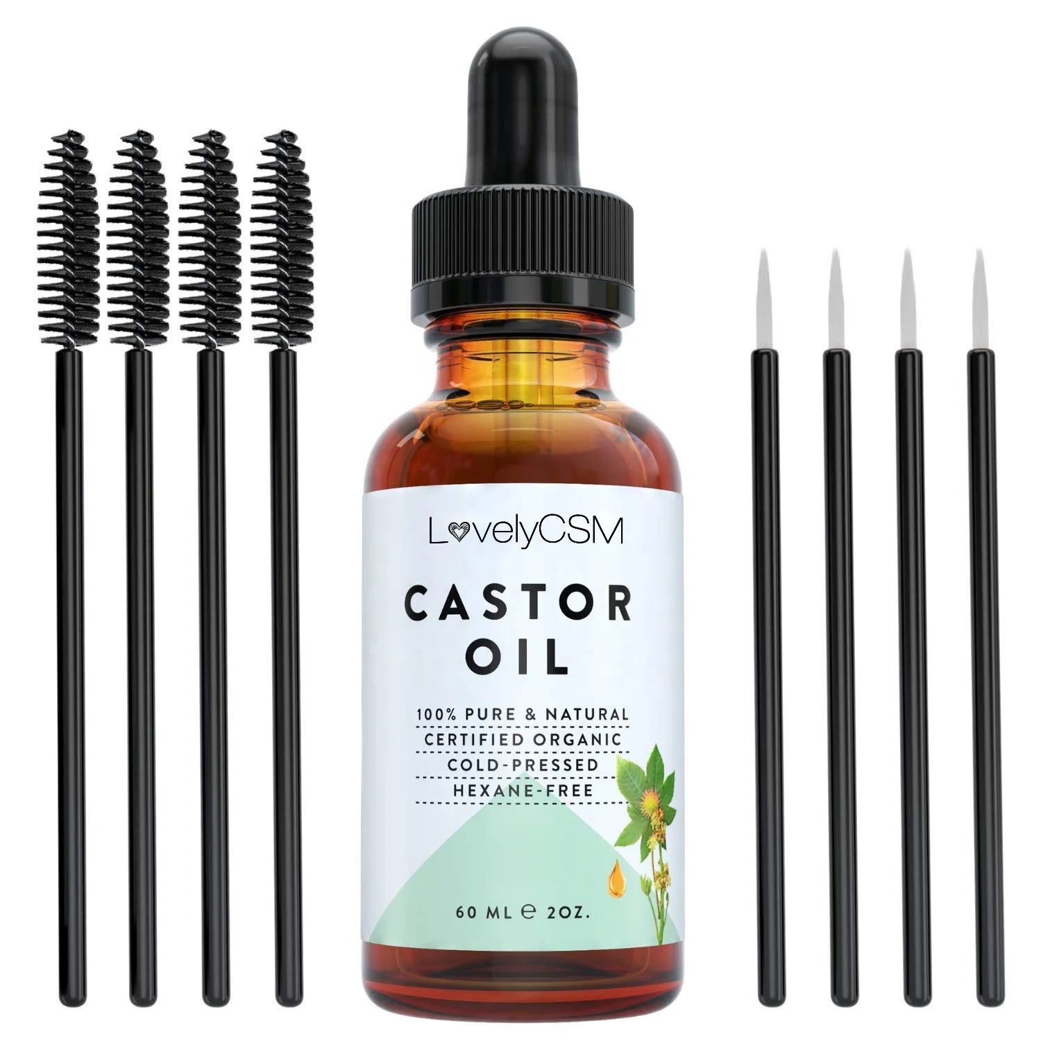 Wholesale Castor Oil Anti Hair Loss Care Ginger Oil for Men Fast Hair Growth Oil for Women Eyebrow Eyelashes Hair Customized