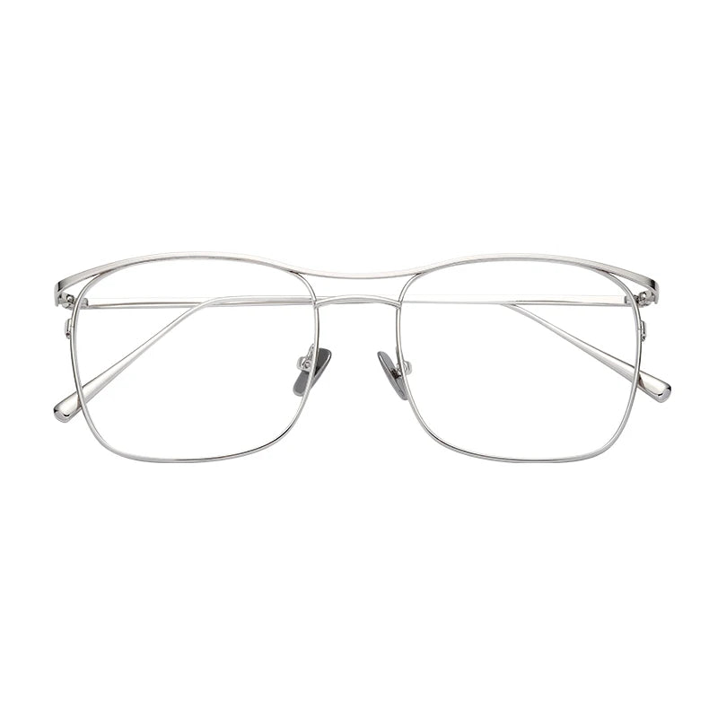 Classic Retro Metal Eyeglass Frames for Women Optical Eyeglasses with Diamond Face Shape Match