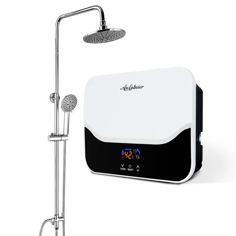 Low Power Consumption Hand Shower Instant Heater No tank 220V 3500W Electric Water Heater for Wash Basin