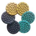 Abrasive High Efficiency Factory Price Circular Colorful Resin Bond Ceramic Floor Terrazzo Grinding Marble Polishing Pads