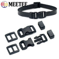 MeeTee BF426 10mm DIY Handbag Accessories Plastic Side Quickly Release Buckle Connective Clasp for Luggage Garment Pet