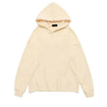 Hot Sale Custom No Drawstring 3D Puff Print Raw Edge Bottom Mens Hoodies Fashion Cut Edge Custom Raw Hem Men Hoodies