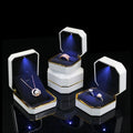 Meiman Sells Luxury Jewelry Boxes Ring Necklaces Bracelets Earrings Boxes Custom Jewelry Boxes with Led Lights
