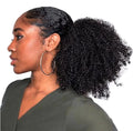 Virgin Human Hair Ponytails Magic Wrap Ponytail Extension 100g Afro Kinky Curly Nature Color 4A 4B 4C Remy Hair 100g/piece