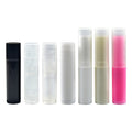 Cosmetic Packaging clear pink White Plastic Empty Lipstick Tube 4g 5g