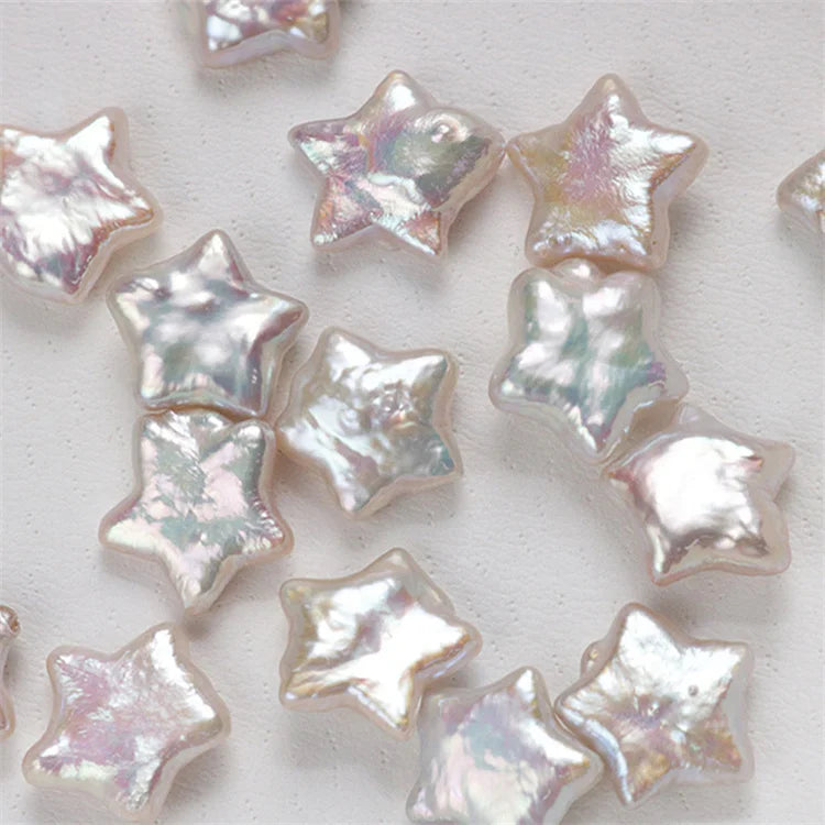 Wholesale Price 10-11mm Star Shape Natural Freshwater Pearl Loose Beads for Jewelry Making