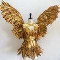 Gold Feather Angel Wings Dress Costume Photo Props Feather wings Women Singer Carnival Outfit Sexy Performance Costumes