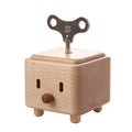 Wholesale Sinzyo Brand Wooden Wind-Up 18 Note Hand-Cranked Music Box Creative Gift Desktop Ornament Good Quality Factory Price