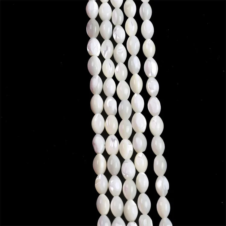Natural White Shell Pearl 4-9mm Sea Shell Beads Loose Beads Wholesale DIY Beads Accessories