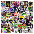 50Pcs Classic American Cartoon Bad Evil Witch Decorative Stickers for Kid Book Phone Waterproof 90s Cartoon Sticker