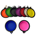 New Design Collapsible Classic Portable Silicone 350Ml Pet Bowls Puppy Non Slip Folding Slow Feeder Dog Bowl