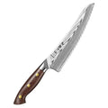 XINZUO Professional Frozen Food Knife Custom Damascus Steel Sharp Kitchen Cutting Knives New Design Micarta Handle