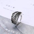 Vintage Style Jewelry Open Adjustable Punk Shape  Leaves Rings for Women