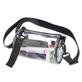 New Transparent Pvc Cylinder Messenger Bag Stadium Visible Handbag Small Change Mobile Phone Storage Bag