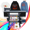 Goosam A1 60 cm AB Film Roll Printing Machine 3 4 Head Xp600 I3200 I1600 3D DTF Uv Textile Printer for Business
