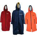 Warm Waterproof Recycled Poncho Dry Surf Robe Men Adult Beach Changing Robes Sherpa Fleece Lining