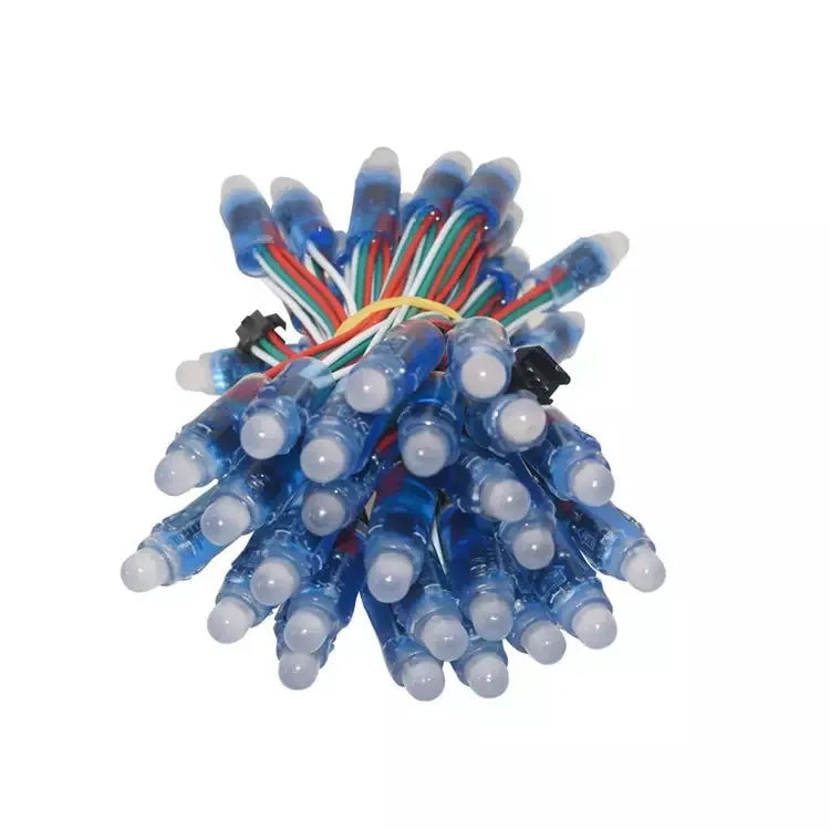 5V Waterproof Full Color Pixel Lights RGB Digital Addressable Magic Color Decoration Christmas Tree Color Light String WS2811