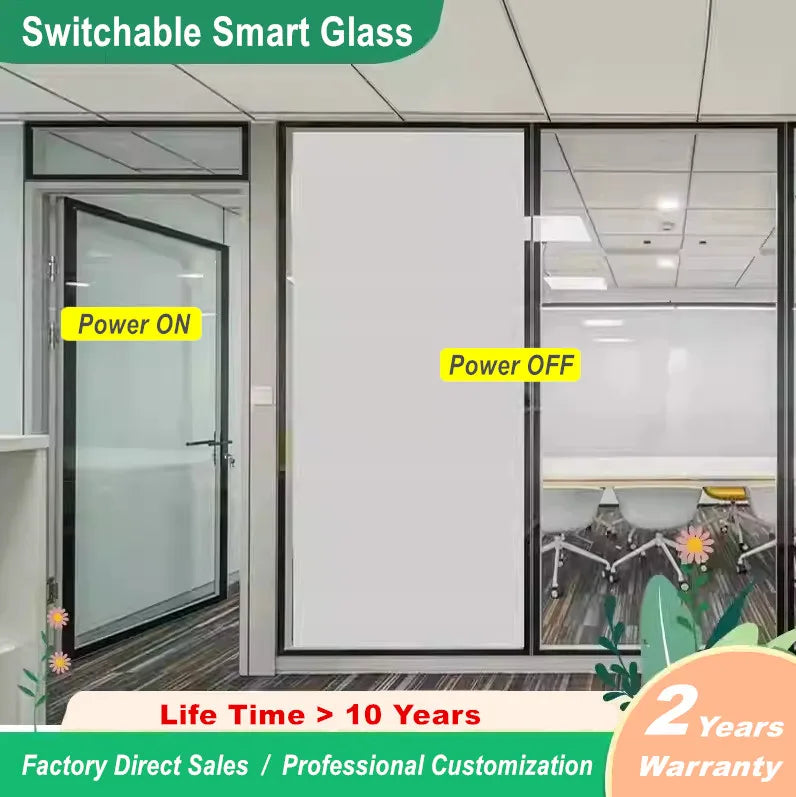 Hot Sale Switchable UV Smart Glass Remote Control Outdoor Windows Decoration Kitchen Bathroom Staircase Industrial Applications