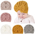 WD-A517 Cotton Hair Wrap Headbands Knotted Cap Turbans for Little Girls Children Baby