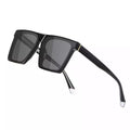 High End 1.5mm Polarized Lens Women Men Oversized Acetate Square Sunglasses