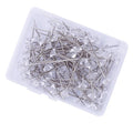 Hot Sale Colorful 100Pcs Acrylic 8*38mm Diamond Head Pins Crystalfor Dressmaking Jewelry Components Flower Decoration