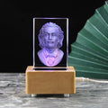 New Arrival K9 Crystal Cube Sublimation Blank Crystal Photo Engraved Famous Person 3D Block Personalized