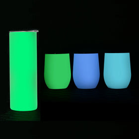 Wholesale Luminous Paint Fluorescent Vacuum 20 Oz Glow in Dark Sublimation Tumblers With Lid and Straw