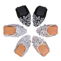 Soft Foldable Ballet Dance Shoes Round Toe Flat Heels Dancing Ballerina Shoes for Women MegaBDM