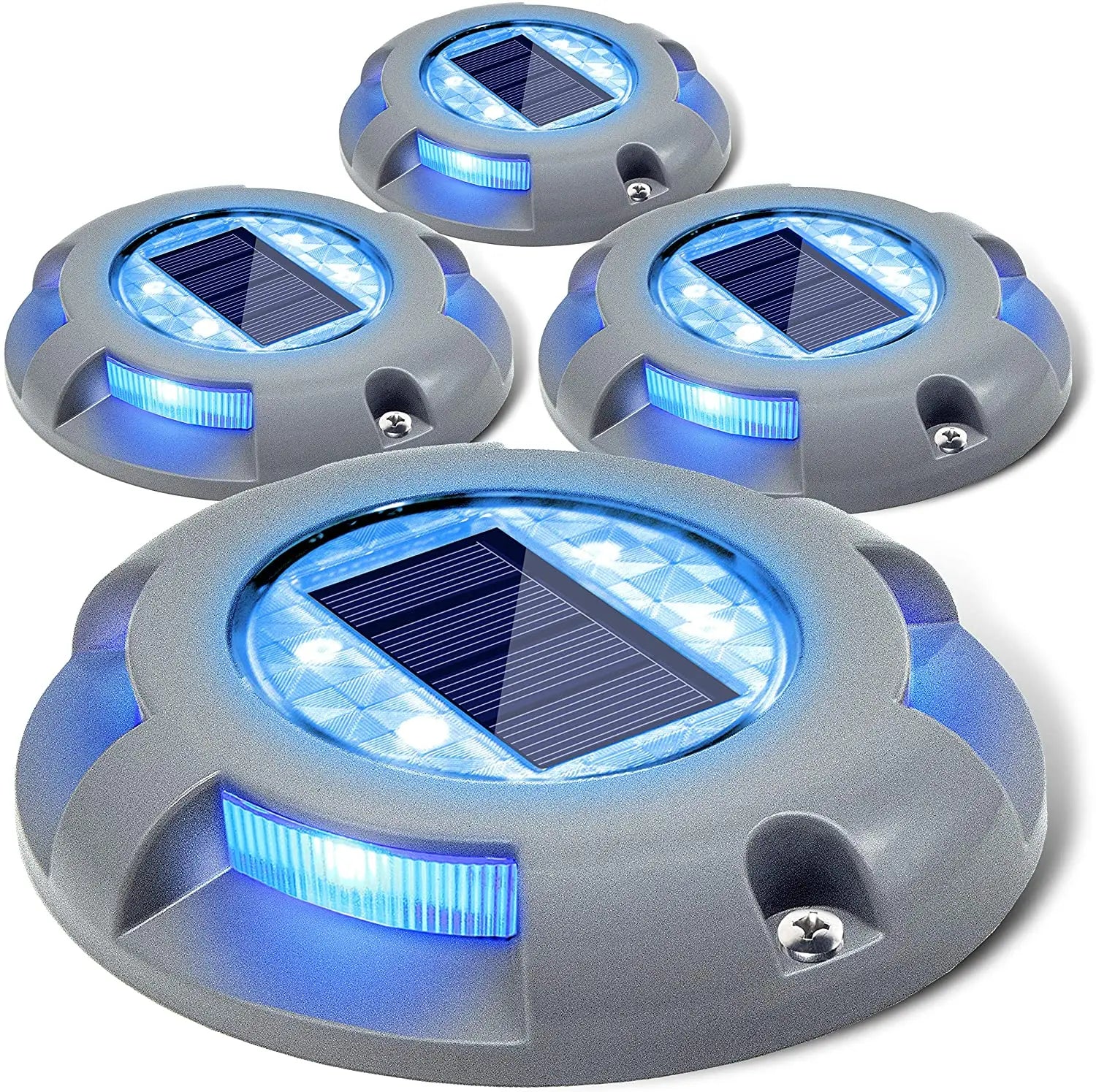 Outdoor LED Garden Light Landscape Pathway Lighting IP68 Solar Driveway Light Waterproof Solar Road Marker