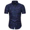 Men 5xl Custom Rayon Sublimation Hawaiian Tribal Shirt Floral Shirts Men Hawaiian Shirt and Shorts