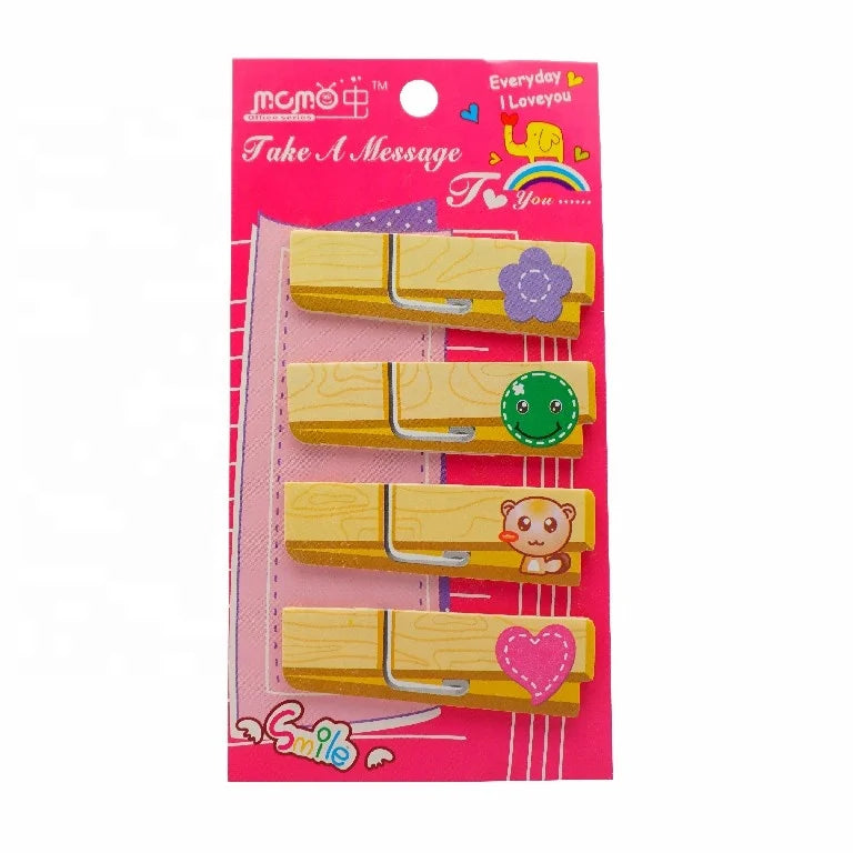 Wholesale 224 Clamp Shape Sticky Flags Marker Set