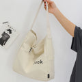 Large Capacity Cotton Canvas Tote Shoulder Bag