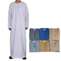 Khamis Arab Islamic Moroccan Qatar White Mens Jalabiya Kurta Pajama Design Clothing for Men Black With Jeans Thobe Men Muslim