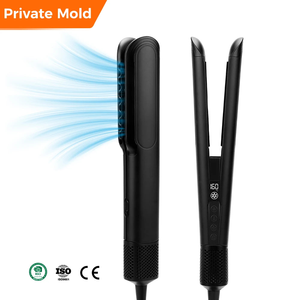 Hair Dryer Straightener 2-in-1 Air Styler Wet Dry Hair Planchas De Cabello Profesional 110000Rpm High Speed Hair Straightener