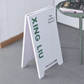 Customized Double-sided Display Board Folding PVC Board Landing Billboard Display Rack