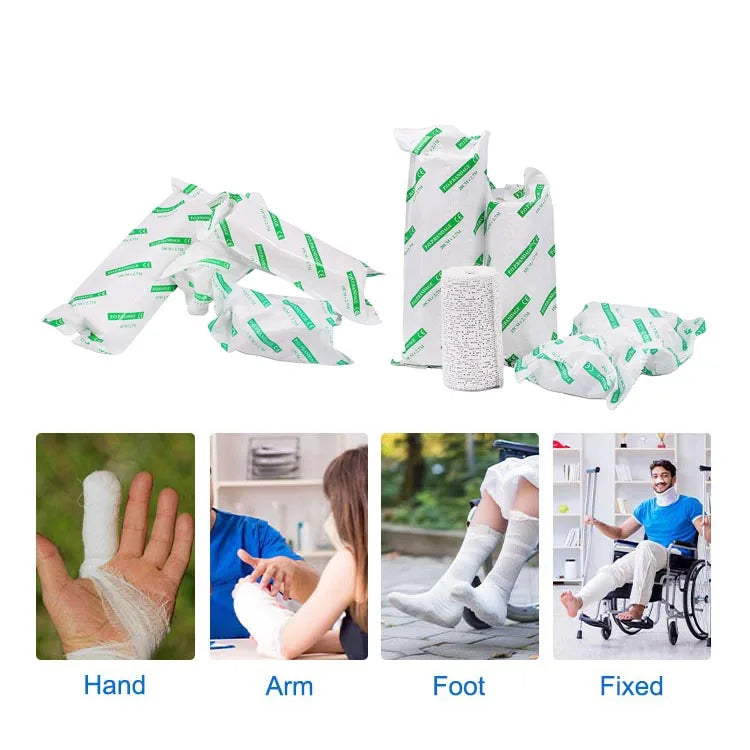 Wholesale Oem Burn Care Adhesive Pop Bandage Plaster of Paris Bandage