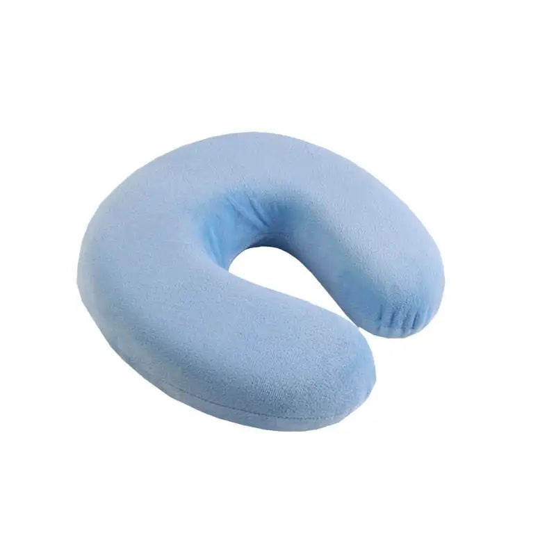 U-Shape Memory Foam Neck Pillow Slow Rebound Soft Comfort Travel Essentials Adjustable Cervical Pillow
