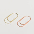 50x23mm Jumbo Standard Metal Paper Clip in Rose Gold Color Big Size Clip
