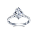 MSR-1416 14k Gold Wedding Engagement Diamond Ring 1.6CT D VS1 Lab Grown Diamond Ring