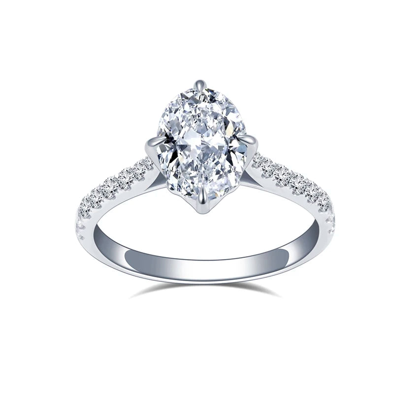 MSR-1416 14k Gold Wedding Engagement Diamond Ring 1.6CT D VS1 Lab Grown Diamond Ring