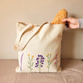 Personalized Women's Portable Canvas Tote Bag Durable Reusable Shopping Bag with Handle for Gift Advertising