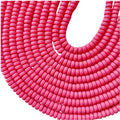 Wholesale 7mm Flat Circular Polymer Clay Beads DIY Mobile Phone Chains Necklaces Bracelets Jewelry Loose Bead Accessories