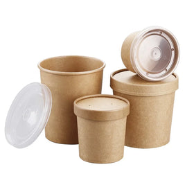 Custom Printed Disposable Food-Safe Kraft Paper Lunch Boxes for Camping-Modern Luxury Design Custom Logo & Thickness
