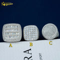 Wholesale Factory Price Moissanite Jewelry 925 Silver Iced Out Custom Diamond Hip Hop Moissanite Rings for Men
