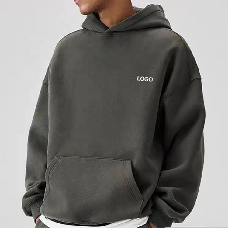 E220766 Custom 2 Pieces Hoodies And Sweatpants Jogger Set Fleece Cotton Men's Hoodies & Sweatshirts Hoodie Set For Men