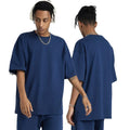 Streetwear Oversized Heavy Cotton Men's Tee Shirts Soild Color High Quality Print Heavyweight Acid Wash Vintage t Shirt