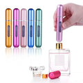 Refillable 5ml/8ml Aluminum Pocket Perfume Atomizer Spray Bottle Essential Oil Custom Color Design Bottom Filling Lotion