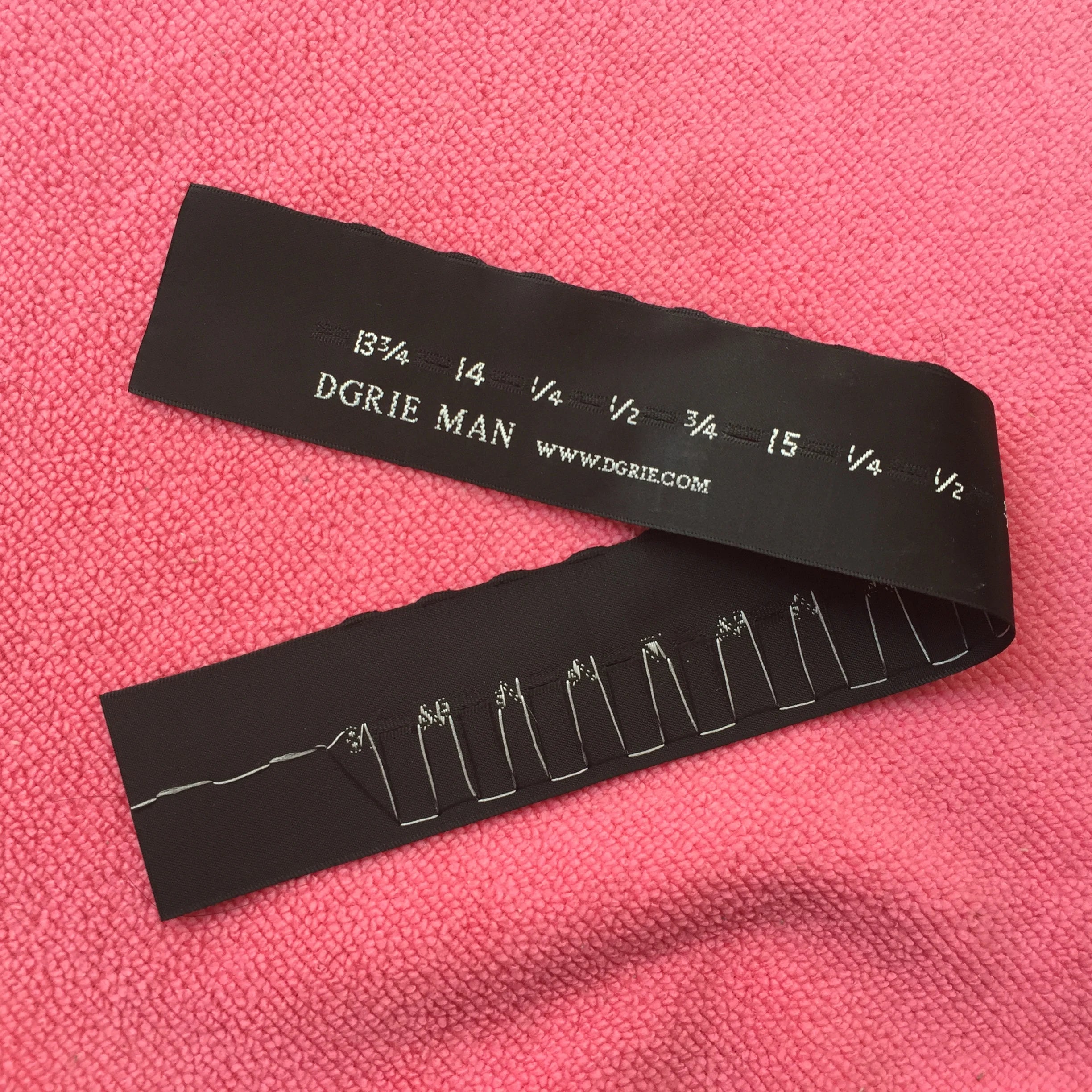 Custom Logo Bow Tie Neck RibbonBlack Size Bow Tie Neck Tapes