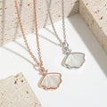 Summer Hawaii Valentines Day Rose Gold Plated White Shell Choker Necklace Mother of Pearl Dainty Sea Shell Necklace