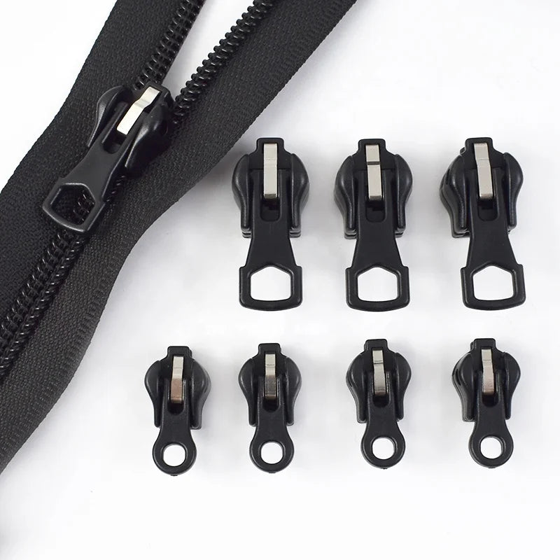 Deepeel XP009 3#5# Garment Bag Accessories Coat Puller Handbag Zipper Head Suitable for Resin Nylon Metal Zipper Head